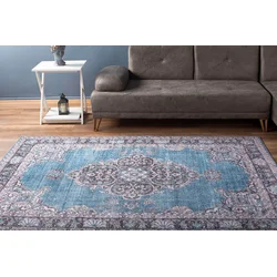 Conceptum Hypnose Tepih Blues -AL 201, 140x190 cm, Braon-plavi