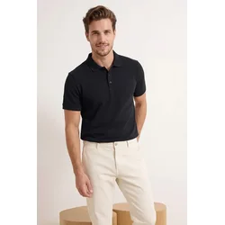 Trendyol Muška majica Tmnss24Po00043, Crna
