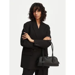 Calvin Klein Ročna torba Quilted Nylon Ew Satchel LV04F3743G Črna
