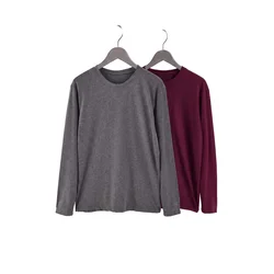 Trendyol Majica antracit/burgund