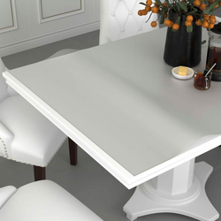 Vidaxl Zaščita za mizo mat 160x90 cm 2 mm PVC