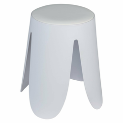 WENKO 26086100 - Stolica COMISO 44,5x46 cm bela