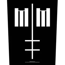 Marilyn Manson Cross Logo Našitek za šivanje 36 x 30 cm