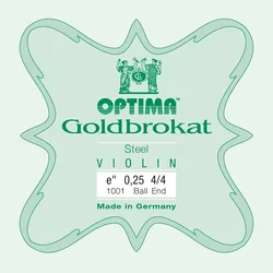 Optima Goldbrokat E 4/4 Soft Ball End Violinska struna