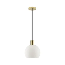 Brilliant - Luster na sajli CONY 1xE27/20W/230V, prečnik 25 cm, mesing