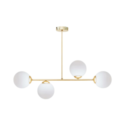 Luster na šipci FIRA 4xE27/60W/230V zlatna
