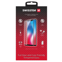 SWISSTEN Case Friendly zaštitno staklo za iPhone 14 Pro, crna (54501825)