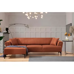 Atelier del Sofa Ugaona garnitura Hamlet 95x77x140cm Bronzana