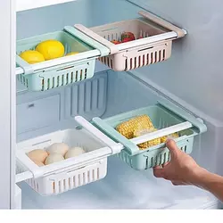 Izvlečna polička za shranjevanje v hladilniku FRIGIBOX, 4 kosi
