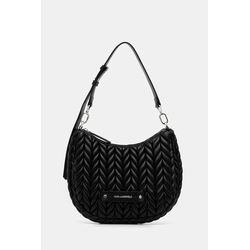 Karl Lagerfeld Torba za čez ramo Weave  črna