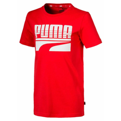 Puma Rebel fantovska majica s kratkimi rokavi, rdeča, 116