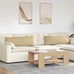 Jastučići za sofu 2 pcs Siva zelena 120 x 40 cm Kordura tekstil