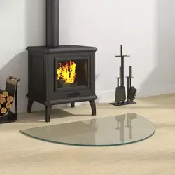 Staklena ploča za kamin *Transparent*an 800 x 500 mm Stakl