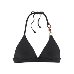LASCANA Bikini zgornji del Yves  kremna / rjava / črna