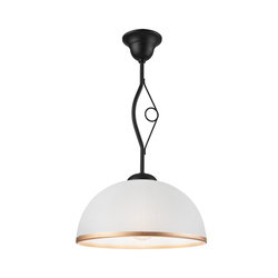Luster na šipci RETRO 1xE27/60W/230V mat crne boje