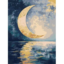 shumee Slikanje po številkah - Odsev lune 30x40cm