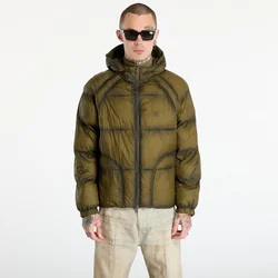 Jakna REPRESENT Translucent Hooded Puffer Dark Olive M