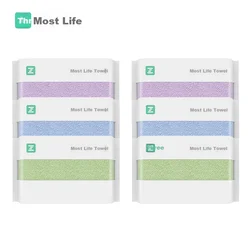 A-Life Set peškira, 32x70cm, 6 komada, Višebojni