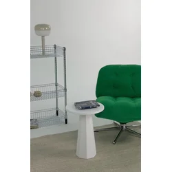Hanah Home Pomoćni stočić Lilyum 47, 35x47x35 cm, Beli