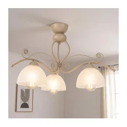 Brilagi - Plafonski luster ANTICO MODERN 3xE27/60W/230V bež
