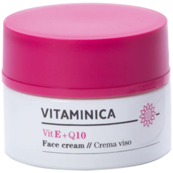 BioEarth Vitaminica krema za lice vitamin E + Q10, 50 ml