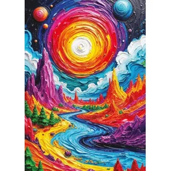 Art puzzle - Puzzle Chromaverse - 1 000 kosov