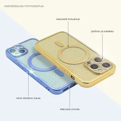 Futrola SANDY COLOR za iPhone 14 zlatna