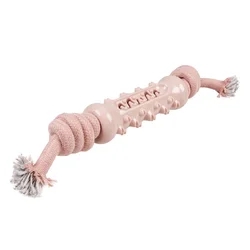 DUVO PLUS IGRAČA ROPE + RUBBER PINK 33CM
