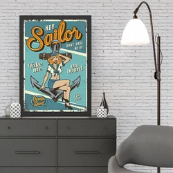 Wallity Uramljena slika Sailor, 40x55 cm