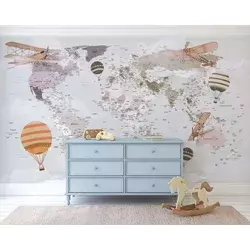 Wallity Tapete za zid MDK-00136, 100x100 cm, Šarena