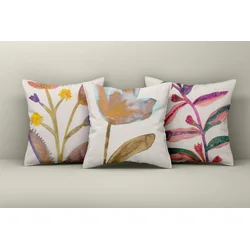 Aberto Design Set dekorativnih jastučnica Asr_plw25-26, 43x43 cm, 3 komada, Šarena