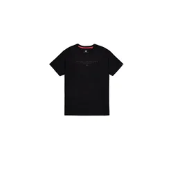 ALPHA INDUSTRIES Majica Dtm siva / črna