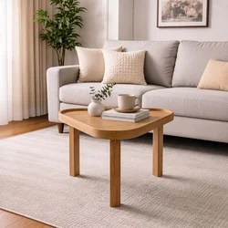 Hanah Home klub sto Leon 95, 95 cm, hrast