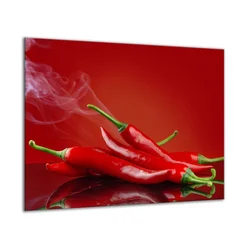 shumee Steklena zaščitna plošča ZA štedilnik 60x52 chili