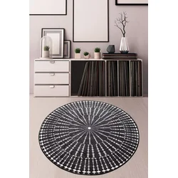 Conceptum Hypnose Tepih Buio, O140cm, Crni