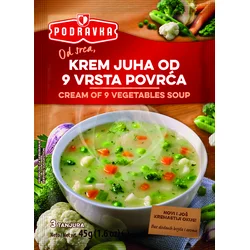 PODRAVKA Krem supa od 9 vrsta povrća 45g