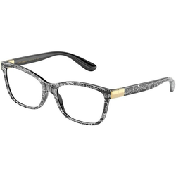 DOLCE & GABBANA Okvir za naočare 0DG5077 3313 54, Ženski, Crno - beli