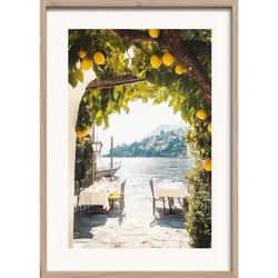 Tiskana slika z okvirjem 50x70 cm Lemon View – Styler