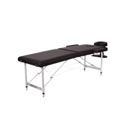 RESTPRO® Alu 2 (M) – Prijenosni stol za masažu Crni