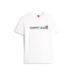 Tommy Jeans Majica rdeča/črna/bela