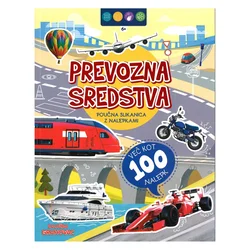 Grahovac Poučna slikanica z nalepkami, Prevozna sredstva