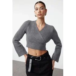 Trendyol Milla ženski duks Twoaw24Kz00381, Antracit-Siva