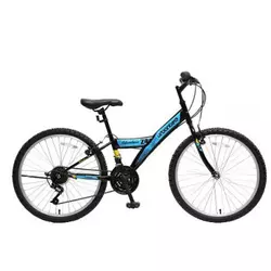 Bicikl UrbanBike Adventure - Crno-plavi