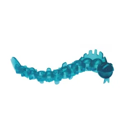 Igrača COMFY TOY SNACKY WORM turkizna 22x8 cm