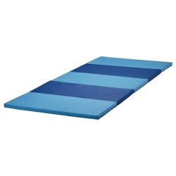 PLUFSIG Sklopiva podloga za gimnastiku, plava, 78x185 cm
