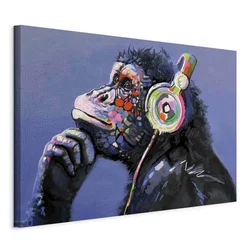 artgeist Slika Na Platnu Musical Monkey