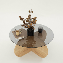 HANAH HOME Bubble Sapphire Oak Fume