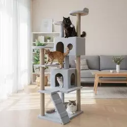 Paws & Whiskers Kućica za mačke, Siva