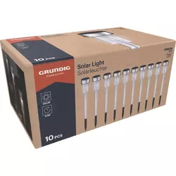 Grundig - komplet od 10 LED solarnih svetiljki LED/1,2V 40 mAh IP44