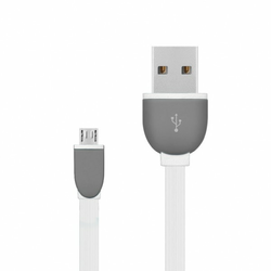 USB 2.0 kabel, USB A- USB micro B,1m USBK-F/WH